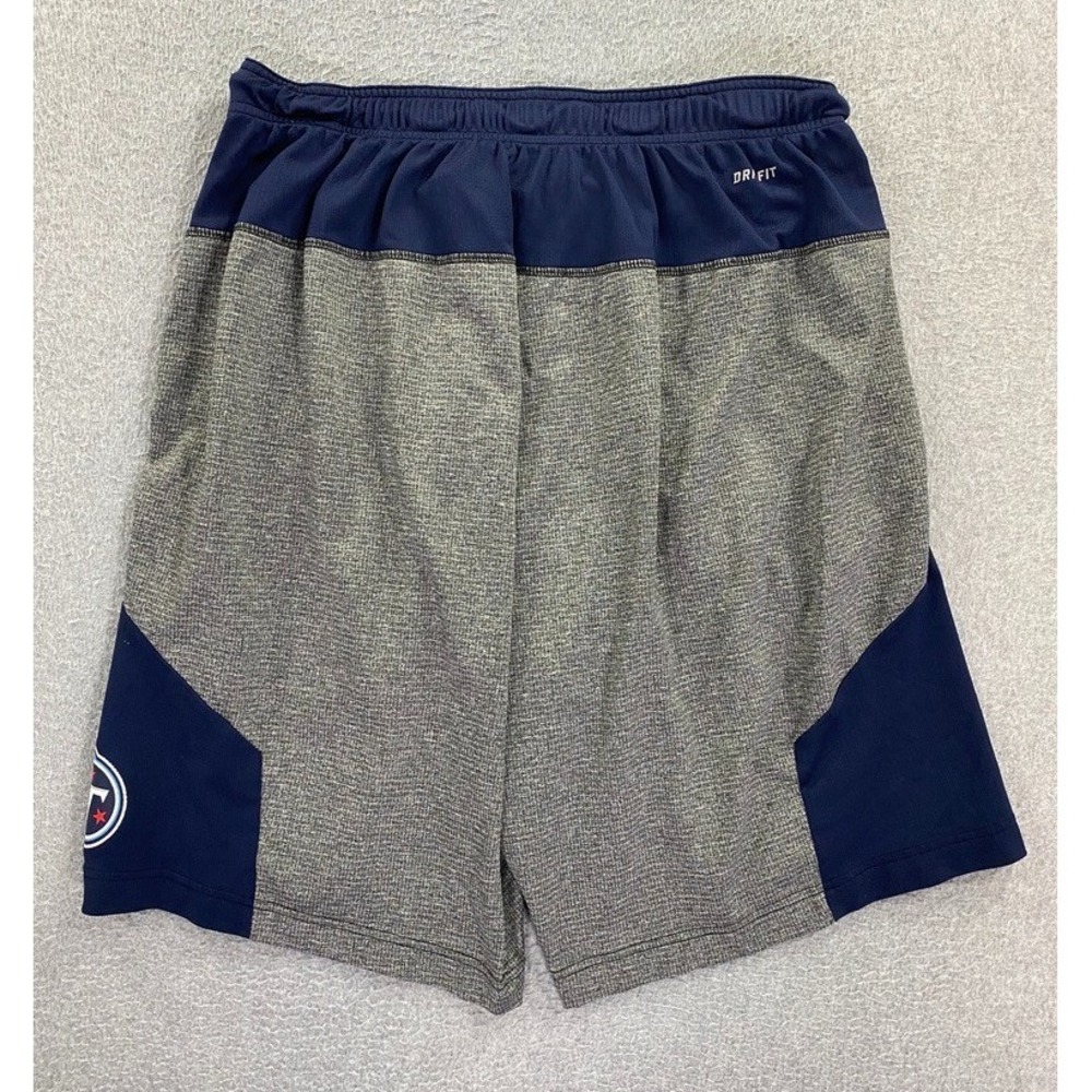 Nike NFL Tennessee Titans On-Field Dri Fit Mens XL Athletic Logo Gym Shorts - Picture 9 of 10